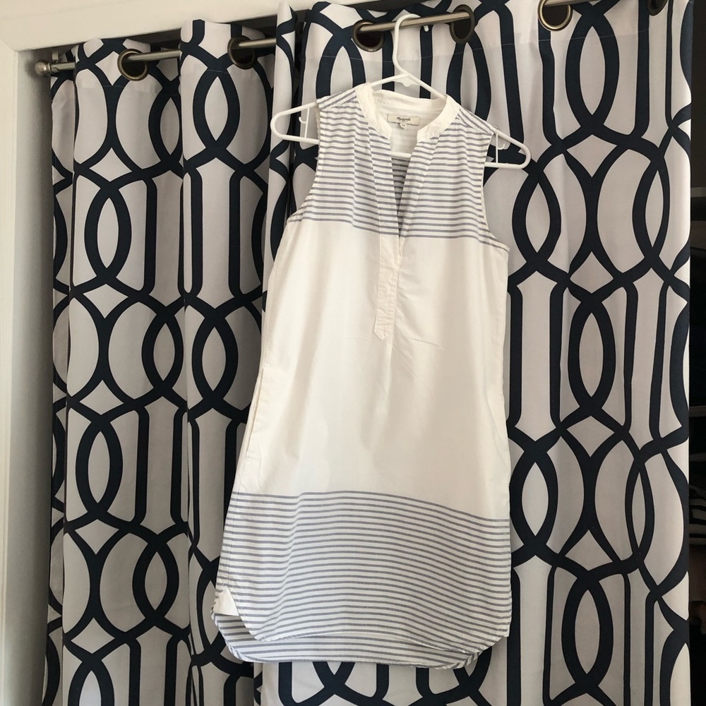 Madewell sleeveless shirtdress